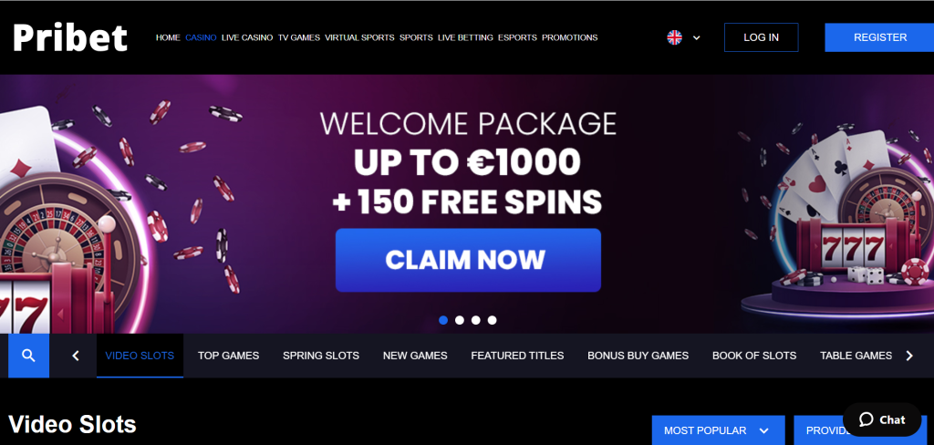 Pribet Casino UI